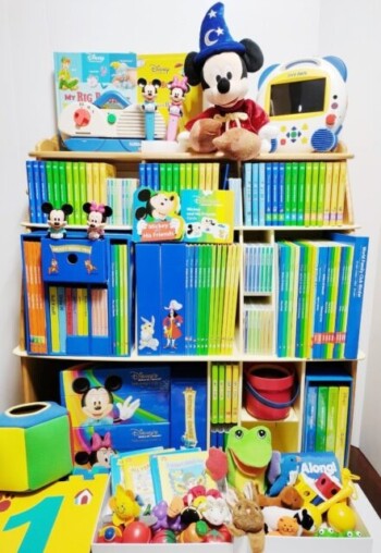 本棚のみ》DWE ワールドファミリー本棚｜ディズニー｜ミッキーマウス